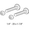 Prime-Line Prime-Line 1-7/8 in. L X 1/4 in. D Steel Carriage Bolts w/Nuts GD52103 - alternate 2